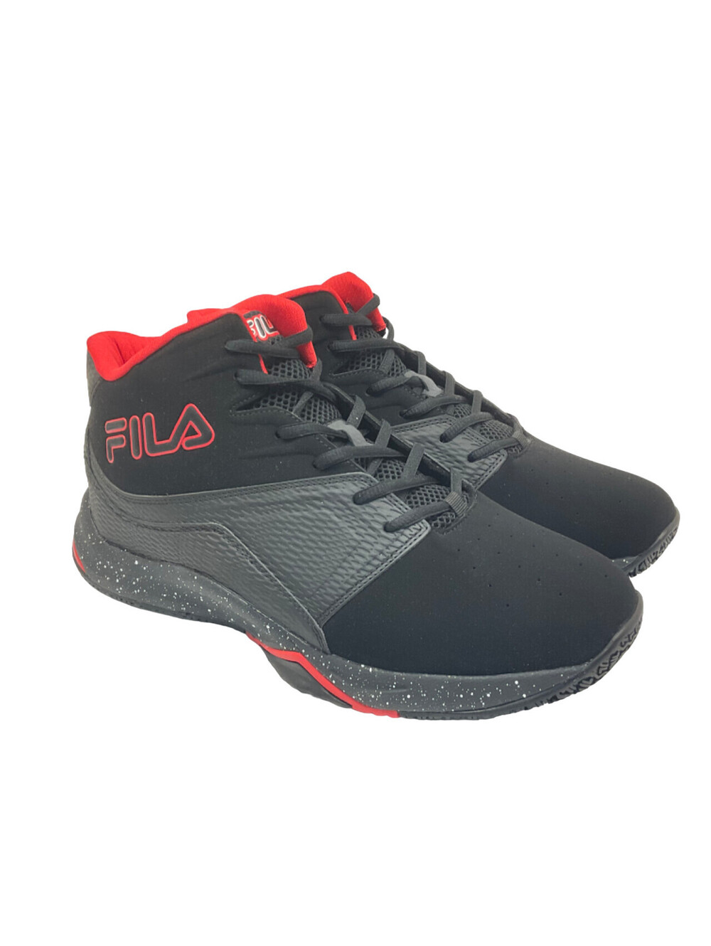 Fila Men’s Breakaway 12 Basketball Sneakers 1BM01225-014 Black/Red Size 13M